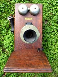 Antique wall mounted telephone was $150 (now $75)