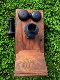 Antique wall mounted telephone was $150 (now $75)