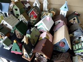 Dozens of birdhouses (most have sold)