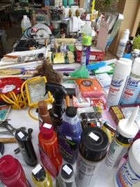 Large selection of cleaning products