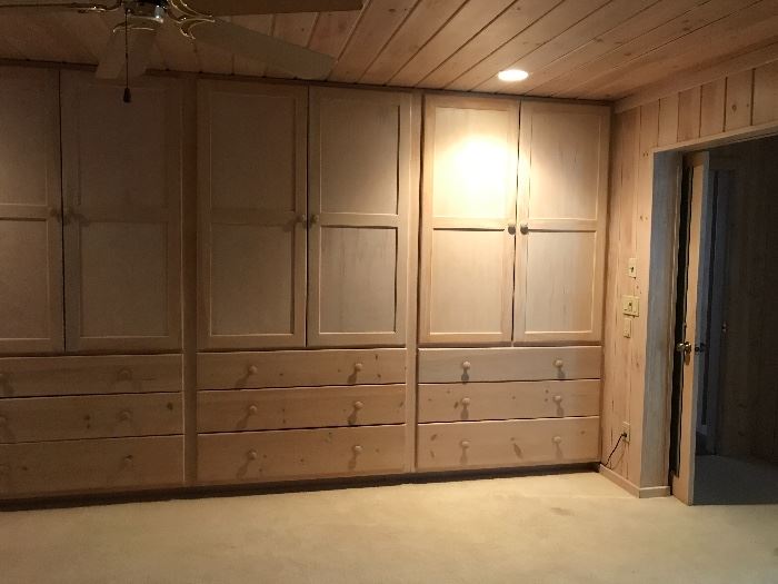 Build ins  -  Drawer, Doors, Walls,  Ceiling, Carpet - Arrange to have your remodeler/contractor remove
