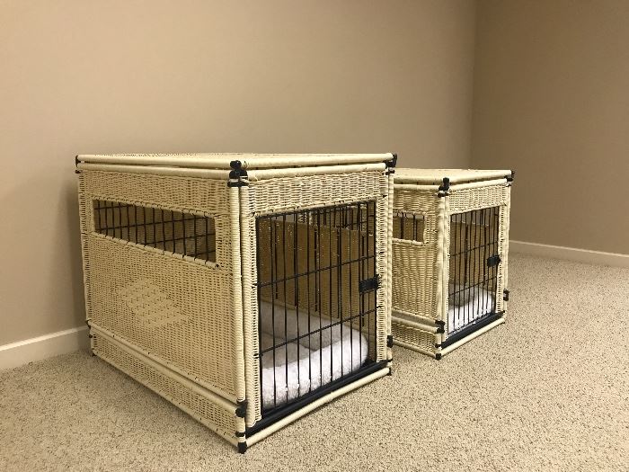 Pretty fancy dog crates