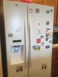 Sears White Refrigerator with Ice & Water Dispensers