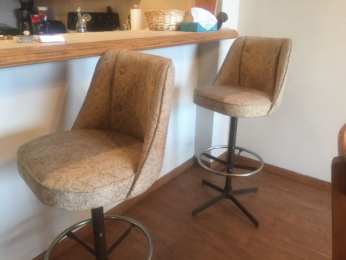 Pair of Comfortable Bar Chairs