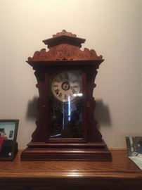 Oak Kitchen Clock 1890's