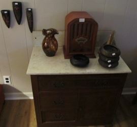 marble top wash stand