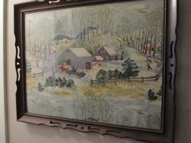 Grandma Moses print