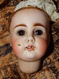 Antique German Doll Head