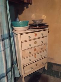 old wooden dresser