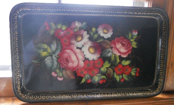 Lovely Russian painted tray