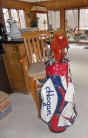 Nice Hogan golf bag and clubs