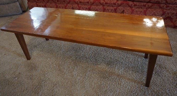 Handmade cedar table coffee table