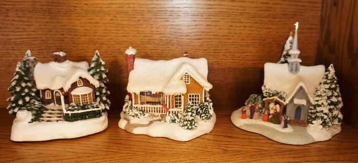 Thomas Kinkade Christmas homes