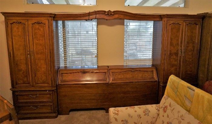 Thomasville king size headboard grouping (mirror removed but available)