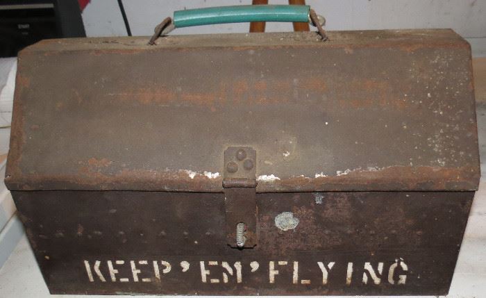 Antique AirCorp Tool Box