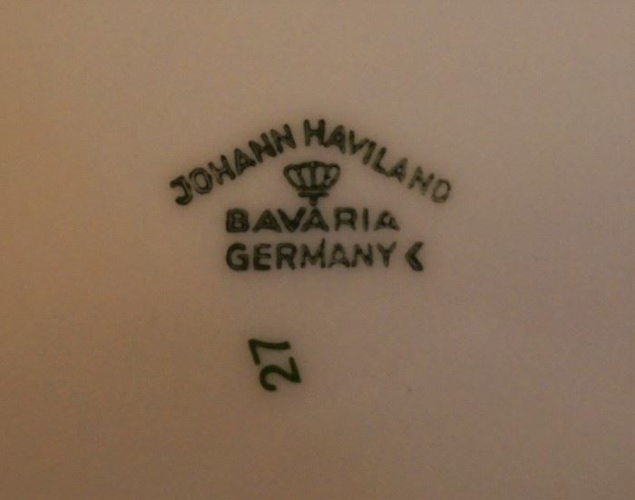 Johann Haviland Bavarian china