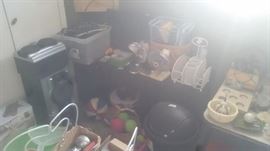 Home electronics; TV, stereo, Glass TV Stand