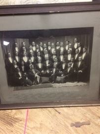 vintage / antique class photo from early 1900s