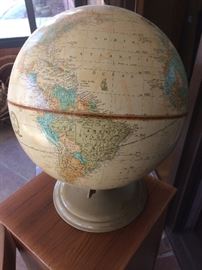 "vintage" globe (from the days when the USSR was one)
