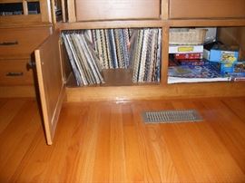 Vinyl record collection