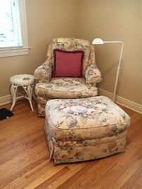 Sherrill chair and ottoman