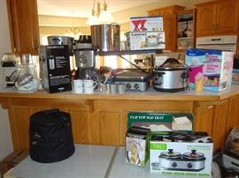 Small kitchen appliances Including Nuwave oven, Seal a meal & bags