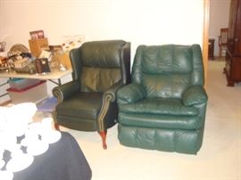 Leather chairs (reclining)