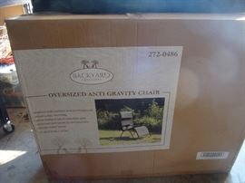 2 oversized anti-gravity chairs