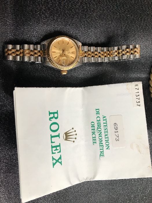 Estate Jewelry Lady's Rolex