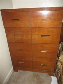 Mid Century Modern  cherry chest of drawers.