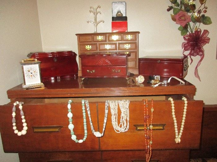 Lots and lots of costume jewelry.  Watch for more photos.
