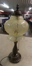 46 Small Table Lamp with Glass Shade