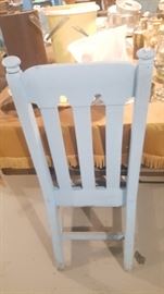 One of Many Blue Shabby CHic Chairs