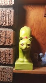 One of a Pair of Cat Book Ends