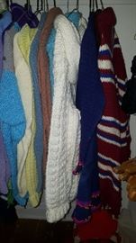 Hand Knit or Crocheted Sweater, Capes & More