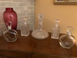Crystal decanters