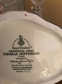 Royal Doulton Thomas Jefferson Toby Mug 