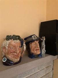 Royal Doulton Toby Mug  Bacchus 1958 and Gulliver Large