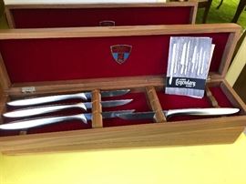 Vintage Gerber legendary knife set