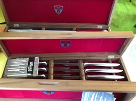 Vintage Gerber legendary knife set