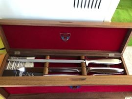 Vintage Gerber legendary knife set