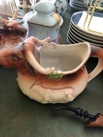 Royal Bayreuth Moose/Elk/Cow Pitchers