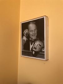 Collectors signed photo of Kukla Fran and Ollie with Burr Tillstrom