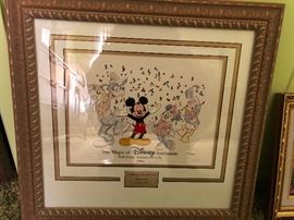 Magic of Disney Animation Sericel "A Mickey Celebration" 1977