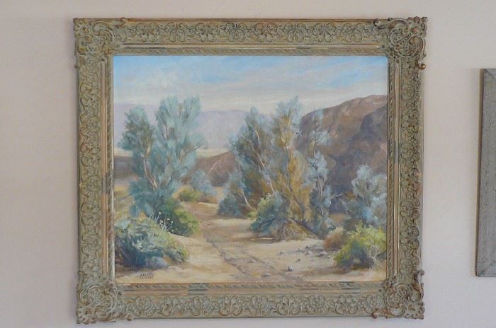 Large desert scene by Arleen Huseby (Realism) listed artist $675
