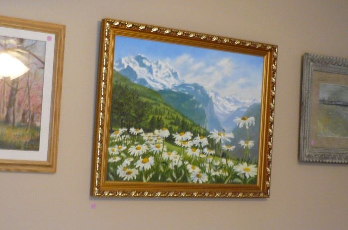 Austrian mountains by E Buhring (Realism) $195