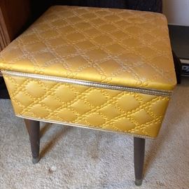 Vintage Sewing with stool and cabinet  http://www.ctonlineauctions.com/detail.asp?id=684547