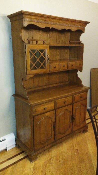 Bassett Furniture Company Open Front Hutch American Made Solid Wood Hard Rock Maple Hutch. Asking only $150.