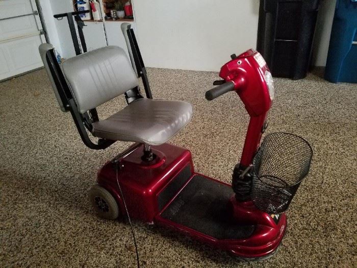 Rally four wheel scooter works very well and low miles....asking $700 runs great.