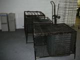 air conditioning condenser units with cages